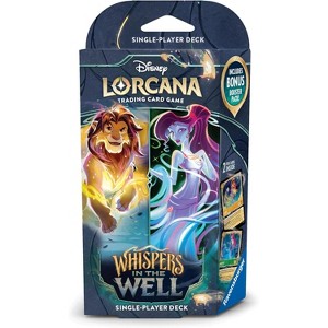 Ravensburger Disney Lorcana Trading Card Game for Adults and Kids Age 8 Years Up - Starter Deck (Amber & Emerald) - Set 10: Whispers in the Well - 1 of 1