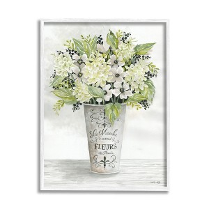 Stupell Industries French Floral Greenery Bouquet Parisian Charm Flowers - 1 of 4