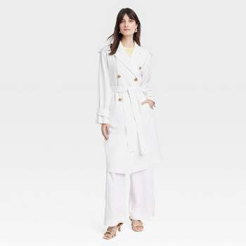 Women's Linen Trench Coat - A New Day™