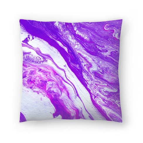 Cheer Collection Round Donut Pillow - Purple