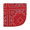 Hudson Baby Infant Boy Flannel Cotton Washcloths, Cowboy 10 Pack, One Size - 4 of 4