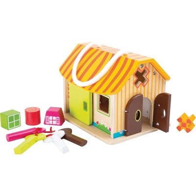 Small Foot Wooden Shed Motor Skills Trainer