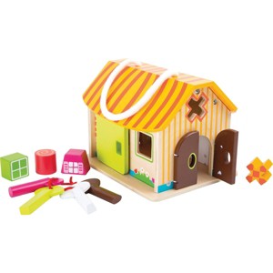Small Foot Wooden Shed Motor Skills Trainer - 1 of 4
