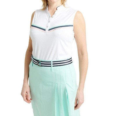 Women's Wo Simone Drycool Sleeveless Polo - Abacus Sportswear US