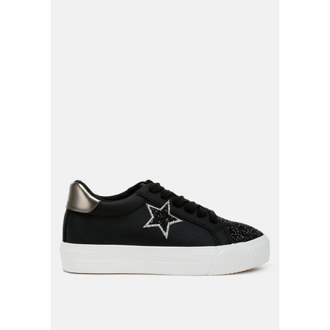 Женские кроссовки London Rag Womens Merida Glitter Patch Chunky Sneakers 9