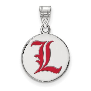 Black Bow Jewelry Sterling Silver Louisville Cardinals NCAA Medium Pendant - 1 of 3