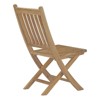 Modway Marina Outdoor Patio Teak Folding Chair - 3 of 4