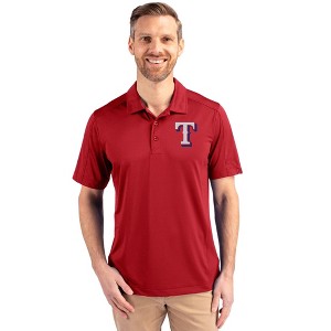 Texas Rangers Cutter & Buck Prospect Eco Textured Stretch Recycled Mens Big & Tall Polo - 1 of 1