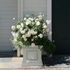 LuxenHome Gray MgO Square Box Flower Pot Planter - 2 of 4