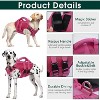 Kuoser Dog Life Jacket High Flotation, Reflective Dog Life Vest for Swimming Boating, Lightweight Dog Life Preserver Rescue Handle - 3 of 4