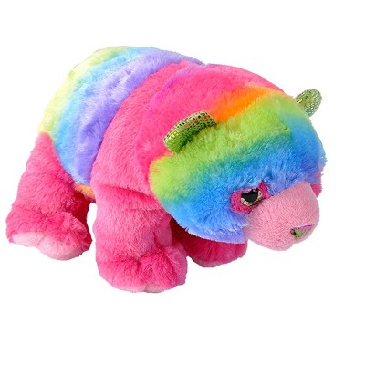 Wild Republic Rainbowkins Panda Stuffed Animal, 12 Inches