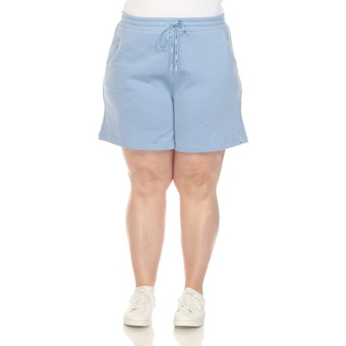 Plus Size Super Soft Drawstring Waistband Sweat Short : Target