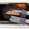 REGALWOVEN Silicone Thick Cotton Lining Heat Resistant Oven Mitts 12.8 x 7.5 Inch Set of 2 - 4 of 4