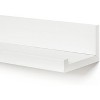 Americanflat Floating Wall Shelve - White - Available in a variety of sizes - 3 of 4