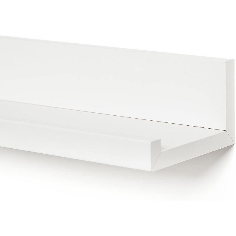 Americanflat Floating Wall Shelve - White - Available in a variety of sizes, 3 of 6