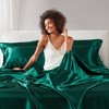 Lycvki 6-Pieces Satin Luxury Sheet Set Full - 4 of 4