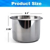 GSE Stainless Steel Cup Holder, Drop-in Cup Holder for Casino Poker Tables, Work Desks, Boats, RVs, Cars & Trucks - 2 of 4
