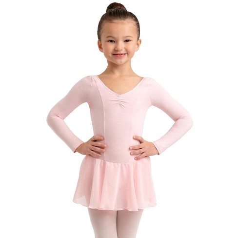 Capezio Pink Children's Collection Long Sleeve Dress - Girls Large : Target