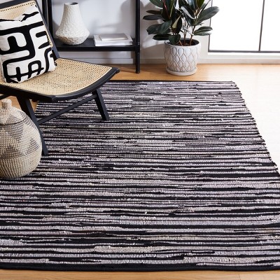 Sunbeam Stripes Hand-Woven Wool Area Rug, 4' x 6', Yellow/Multi
