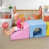 Soft Foam Climbing Blocks for Toddlers - 4 Piece Indoor Play Set with Anti-Slip - 3 of 4