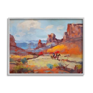 Stupell Industries Canyon Cowboys Painting, 14" x 11" - 1 of 4