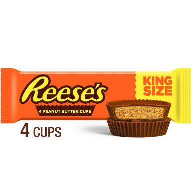 Reese's Milk Chocolate King Size Peanut Butter Cups Candy - 2.8oz