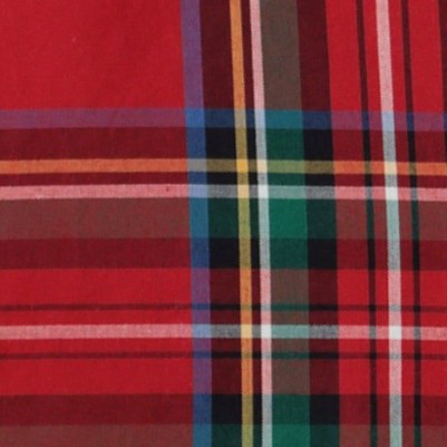 red holiday tartan
