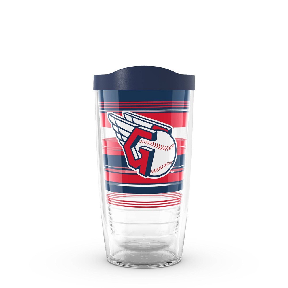 Photos - Glass MLB Cleveland Guardians 16oz Hype Stripes Classic Tumbler 