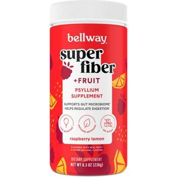Bellway Super Fiber Raspberry Lemon Supplement Powder - 8.3oz