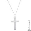 Steeltime  Sterling Silver Mens Cross Rhodium - image 3 of 3