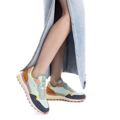 Женские кроссовки XTI Women's Casual Multicolor Sneakers 143663 Aqua 5.5 — фото 2