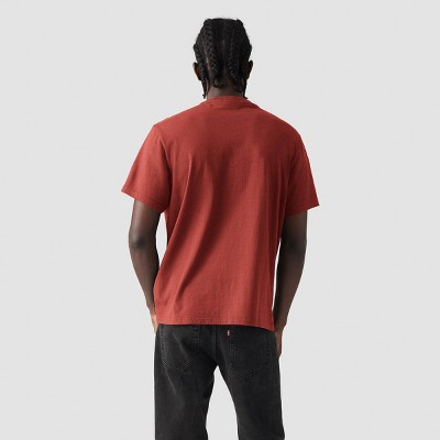 Levi's® Men's Standard Fit Short Sleeve Logo Crewneck T-Shirt - Henna
