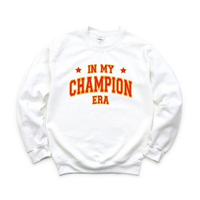 Simply Sage Market Women's Graphic Sweatshirt Red In My Champion Era