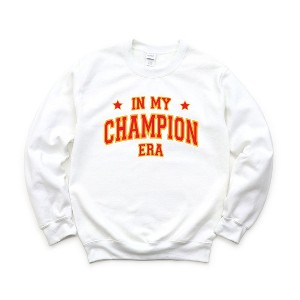 Simply Sage Market Women's Graphic Sweatshirt Red In My Champion Era - 1 of 2