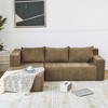 CENGHU Modular L-Shaped Sofa, Sectional Couch for 3 + 3 Seaters, Chaise Sofa Couch with Pillowcases for Living Room Free Installation - 2 of 4