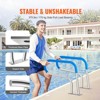 VEVOR Pool Handrail, 32 x 23 inch Pool Railing, Stainless Steel with Base Plate for Indoor/Outdoor Pools,Swimming Pool Safety Railing, Silver - 4 of 4