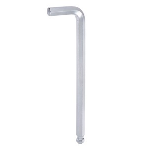 Unique Bargains Repairing Tool L-Shape Extra Long Arm Ball End Hex Key Wrench Silver - 1 of 4