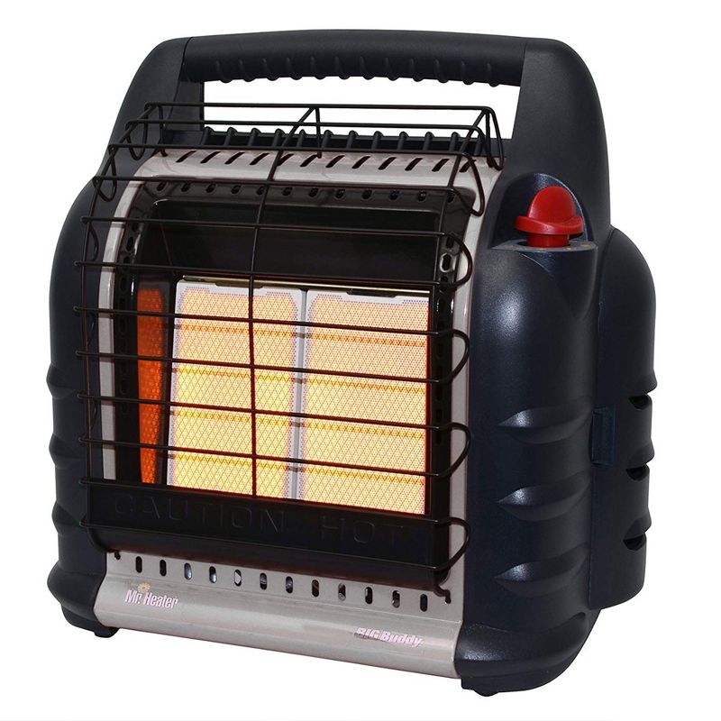Mr. Heater 4,000 to 18,000 BTU 3 Setting Big Buddy Portable LP Gas Heater Unit, 1 of 9