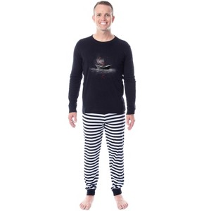 IT The Movie Mens' Womens' Film Pennywise Clown Adult Unisex Pajama Set Black - 1 of 4