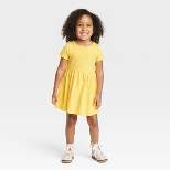Toddler Girls' Dot Short Sleeve Dress - Cat & Jack™ Yellow