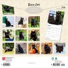 BrownTrout Black Cats 2026 12"x24" Hanging Square Wall Calendar Plastic-Free - 2 of 4