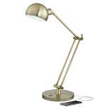 Ott-Lite Refine LED Antique Brass Desk Lamp