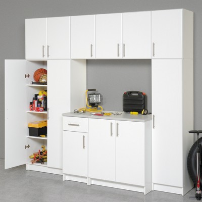 Elite 32" White Laminate Freestanding Storage Cabinet