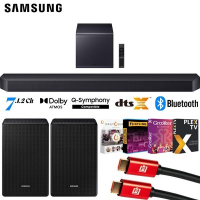 Samsung Q series Soundbar HW-Q900F 7.1.2 ch Subwoofer (2025) with Rear Speaker Bundle