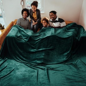 Bedsure GentleSoft Oversized King Big Blanket 120"x120" - Extra Large Soft Blankets for Bed, Sofa, Couch, Travel, Camping, Party, Giant Huge Throws - 1 of 4