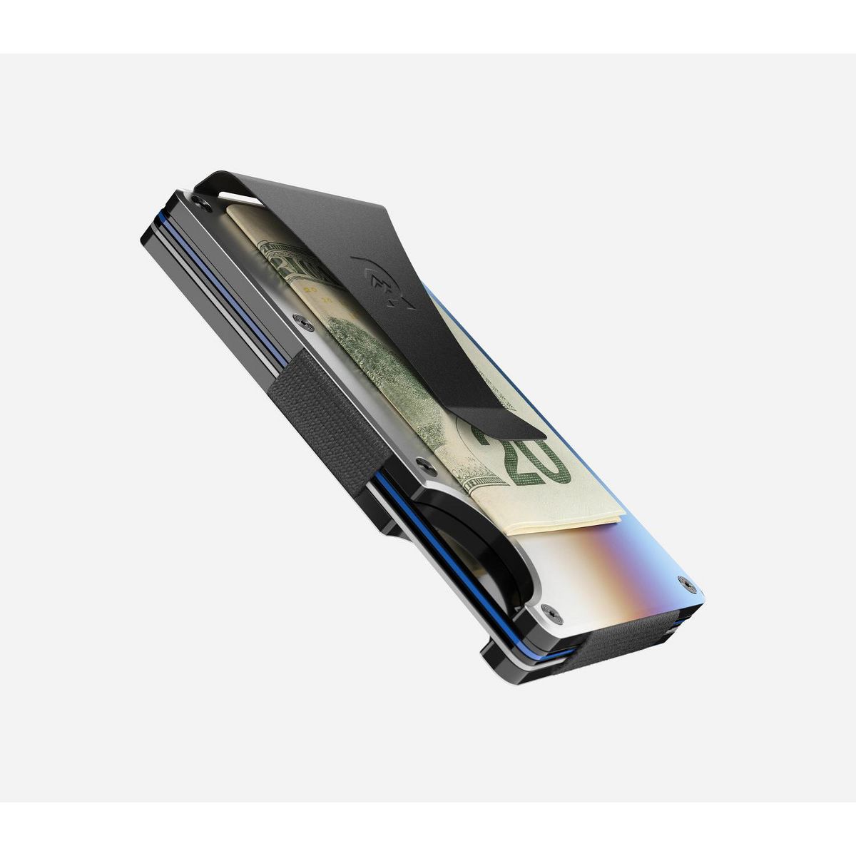 Ridge Wallet - Burnt Titanium - Cash Strap - thumbnail 9