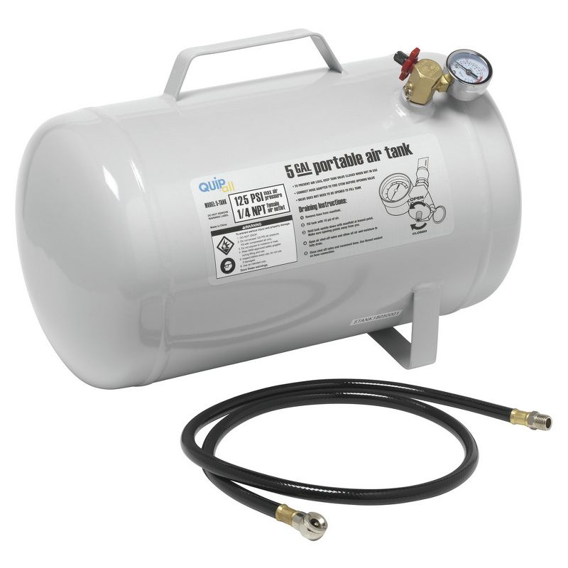 Quipall 5-TANK 5 Gallon Stationary Air Tank, 1 of 12