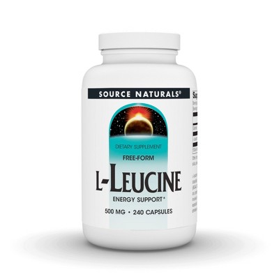 L-Leucine 500mg by Source Naturals, Inc.  -  240 Capsule