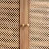 64'' Rattan Pantry Cabinet (Light Brown) – Tall Farmhouse Wooden Kitchen Storage Cupboard with 2 Adjustable Shelves & 2 Drawers - 3 of 4