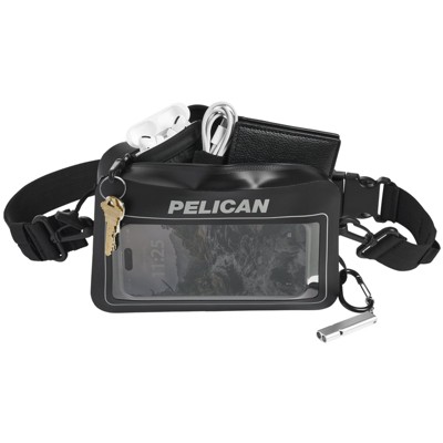 Pelican Marine Waterproof Touchscreen Phone Sling Crossbody Bag - Black